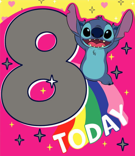 Picture of 8 TODAY BIRTHDAY CARD STITCH PINK